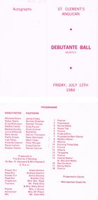 Document - PETER ELLIS COLLECTION: DEBUTANTE BALL, 13th Judy, 1984