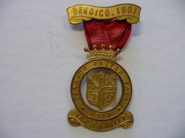Medal - BENDIGO EASTER FAIR MEDAL 1901, 1901