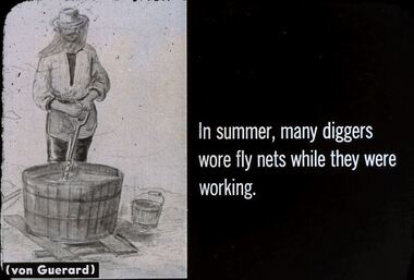 Slide - DIGGERS & MINING: THE DIGGINGS - THE DIGGERS, c1850s