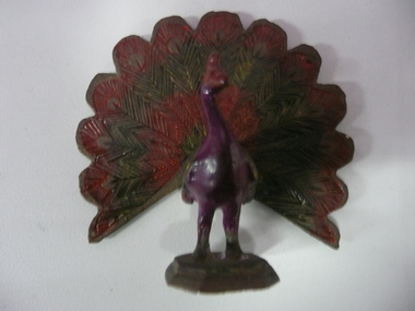 Decorative object - BRASS PEACOCK ORNAMENT