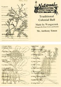 Document - PETER ELLIS COLLECTION: TRADITIONAL COLONIAL BALL