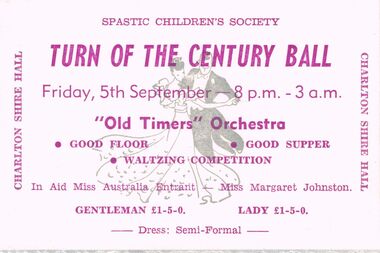 Document - PETER ELLIS COLLECTION: TURN OF THE CENTURY BALL