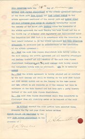 Document - MCCOLL, RANKIN AND STANISTREET COLLECTION:  INDENTURE, 24th November, 1933