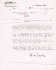 Document - MCCOLL, RANKIN AND STANISTREET COLLECTION:  LEASE AGREEMENT 10073, 1933
