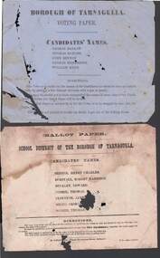Document - BALLOT PAPERS TARNAGULLA, 19th May, 1973