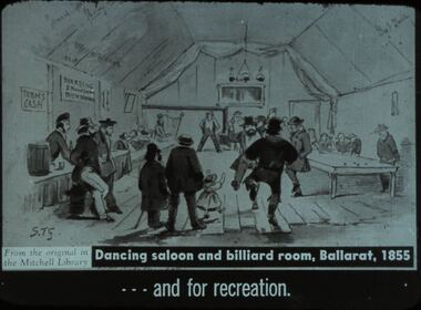 Slide - DIGGERS & MINING: THE DIGGINGS - THE DIGGERS, c1855