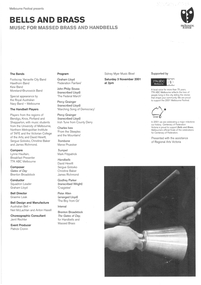 Document - MERLE HALL COLLECTION: ''BELLS AND BRASS'' 2001