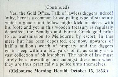 Slide - DIGGERS & MINING: THE DIGGINGS - THE DIGGERS