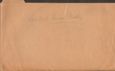 Document - MCCOLL, RANKIN AND STANISTREET  COLLECTION:  CENTRAL GARDEN GULLY