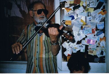 Photograph - PETER ELLIS COLLECTION: MAN PLAYING VIOLIN