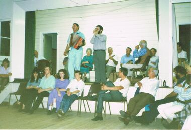 Photograph - PETER ELLIS COLLECTION: MUSICIANS ON STAGE