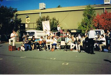 Photograph - PETER ELLIS COLLECTION: BAND PLAYING