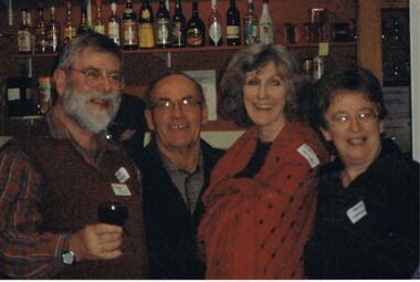 Photograph - PETER ELLIS COLLECTION: PEOPLE STANDING AT BAR