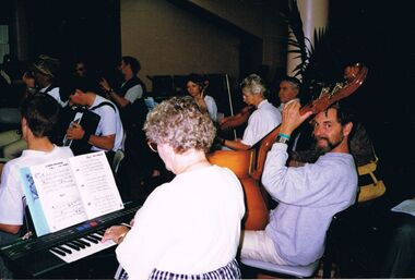 Photograph - PETER ELLIS COLLECTION: BAND PLAYING