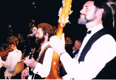 Photograph - PETER ELLIS COLLECTION: BAND ON STAGE