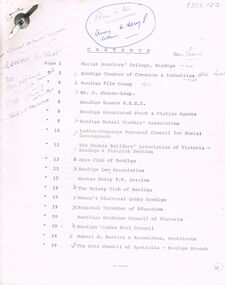 Document - MERLE HALL COLLECTION: SUBMISSIONS FROM COMMUNITY ORGANIZATIONS RE URBAN RENEWAL 1974