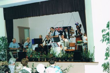 Photograph - PETER ELLIS COLLECTION: BUSH BAND ON STAGE