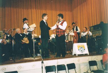 Photograph - PETER ELLIS COLLECTION: BAND ON STAGE