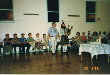 Photograph - PETER ELLIS COLLECTION: PEOPLE CELEBRATING BIRTHDAY, 30th March, 1996