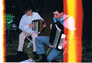 Photograph - PETER ELLIS COLLECTION: MEN PLAYING ACCORDIONS