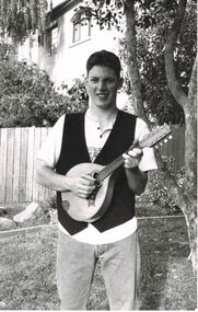 Photograph - PETER ELLIS COLLECTION: MAN PLAYING LUTE