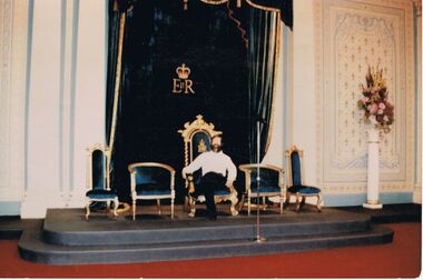 Photograph - PETER ELLIS COLLECTION: MAN ON STAGE