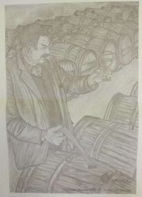 Drawing - GERMAN HERITAGE SOCIETY COLLECTION: DRAWING BY CHRIS SCHMIDT