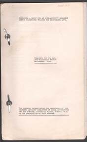 Document - MERLE HALL COLLECTION: ARTS ACTIVITY WORKSHOP BRIEF PREPARATION