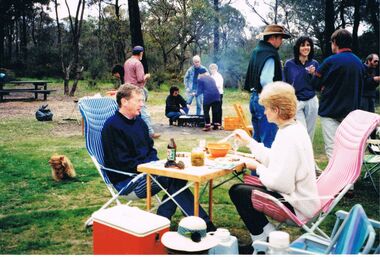Photograph - PETER ELLIS COLLECTION: CAMPFIRE