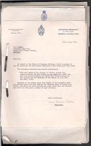 Document - RANDALL COLLECTION: CORRESPONDENCE OF GRAVEL HILL PRIMARY SCHOOL, 1975