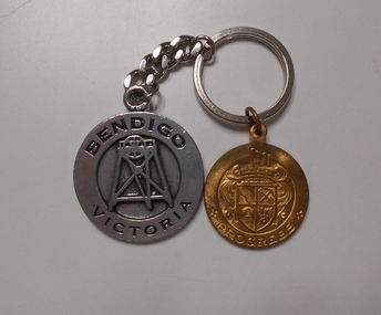 Medal - PURDY COLLECTION:  KEY RING AND BENDIGO CENTENARY MEDAL