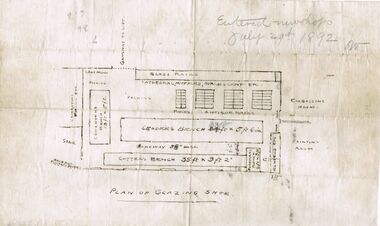 Document - OWEN WILLIAMS COLLECTION: GLAZING SHOP PLAN, 29/07/1892
