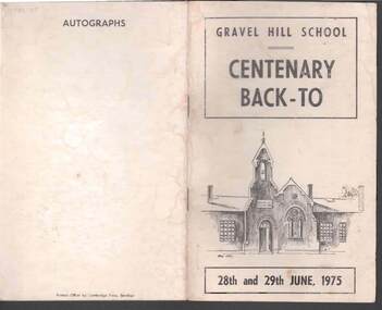 Document - RANDALL COLLECTION: GRAVEL HILL SCHOOL, 28-29 June 1975