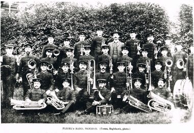 Photograph - PETER ELLIS COLLECTION: FLIGHT'S BAND BENDIGO