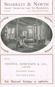 Document - OWEN WILLIAMS COLLECTION: SHARRATT & NEWTH CATALOGUES