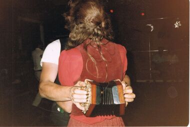 Photograph - PETER ELLIS COLLECTION: MAN PLAYING CONCERTINA