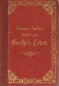 Photograph - GERMAN HERITAGE SOCIETY COLLECTION: HERMANN JUNKERS BILDER AUS GOETHES LEBEN