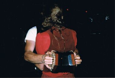 Photograph - PETER ELLIS COLLECTION: MAN PLAYING CONCERTINA