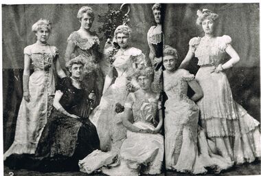 Photograph - PETER ELLIS COLLECTION: WOMEN IN PERIOD DRESSES