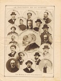 Document - GERMAN HERITAGE SOCIETY COLLECTION: LE PANTHEON DE LA GUERRE, 1918