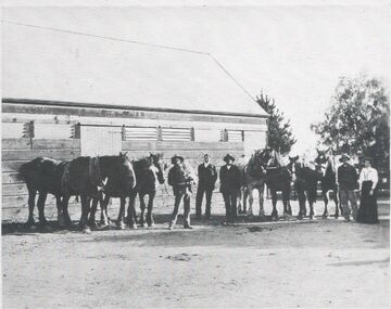 Photograph - PETER ELLIS COLLECTION: MEN AND HORSES