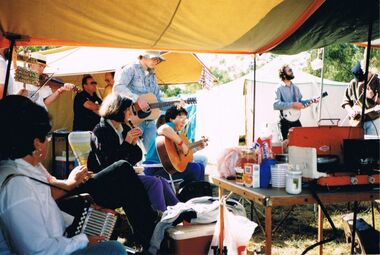 Photograph - PETER ELLIS COLLECTION: BUSH BAND, 1/04/1992