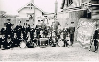 Photograph - PETER ELLIS COLLECTION: LONG GULLY BAND JUNIOR BRIGADE