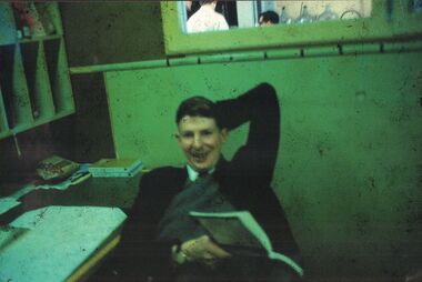 Photograph - PETER ELLIS COLLECTION: BRIT STAFF OFFICE IN ANALYTICAL LAB
