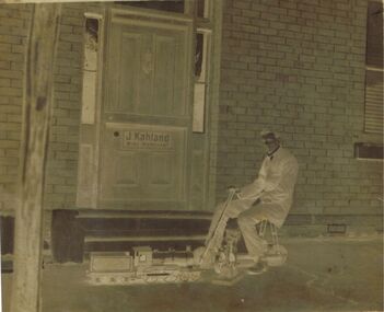 Negative - GERMAN HERITAGE SOCIETY COLLECTION: NEGATIVE OF A MAN