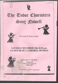 Document - MERLE HALL COLLECTION: PERFORMANCE, THE TUDOR CHORISTERS, 1986