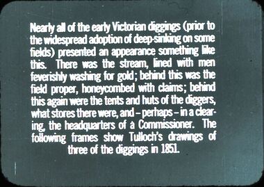 Slide - DIGGERS & MINING: THE DIGGINGS - THE DIGGERS