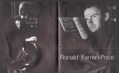 Document - MERLE HALL COLLECTION: BENDIGO PERFORMANCE OF RONALD FARREN-PRICE