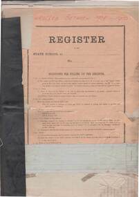 Document - GOLDEN SQUARE P.S. LAUREL ST. 1189 COLLECTION: ENROLMENT REGISTER 1908 - 1910