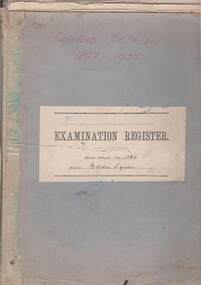 Document - GOLDEN SQUARE P.S. LAUREL ST. 1189 COLLECTION:  ENROLMENTS  BETWEEN 1897 - 1905